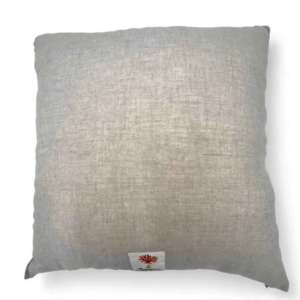 Coral & Tusk Pillow Embroidered Christmas Clock Pocket Pillow w/ Insert Throw